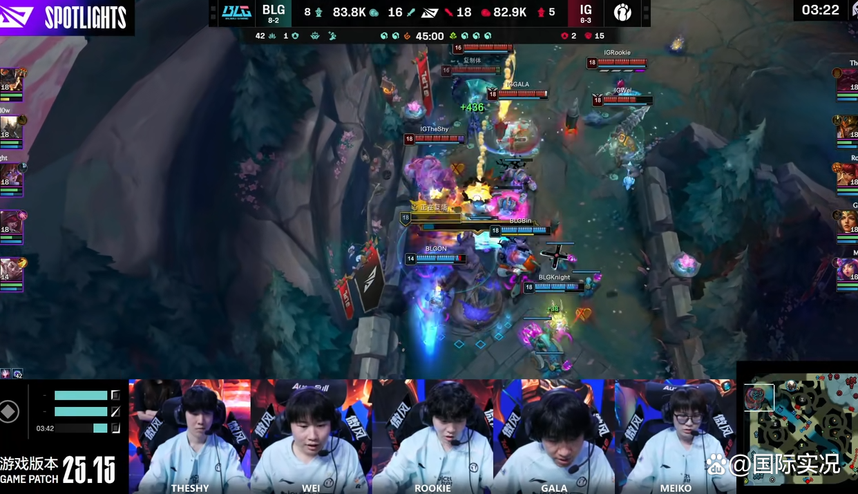 BLG轻取IG，Caps操刀奇招英雄翻盘小组赛3:0（巴黎）